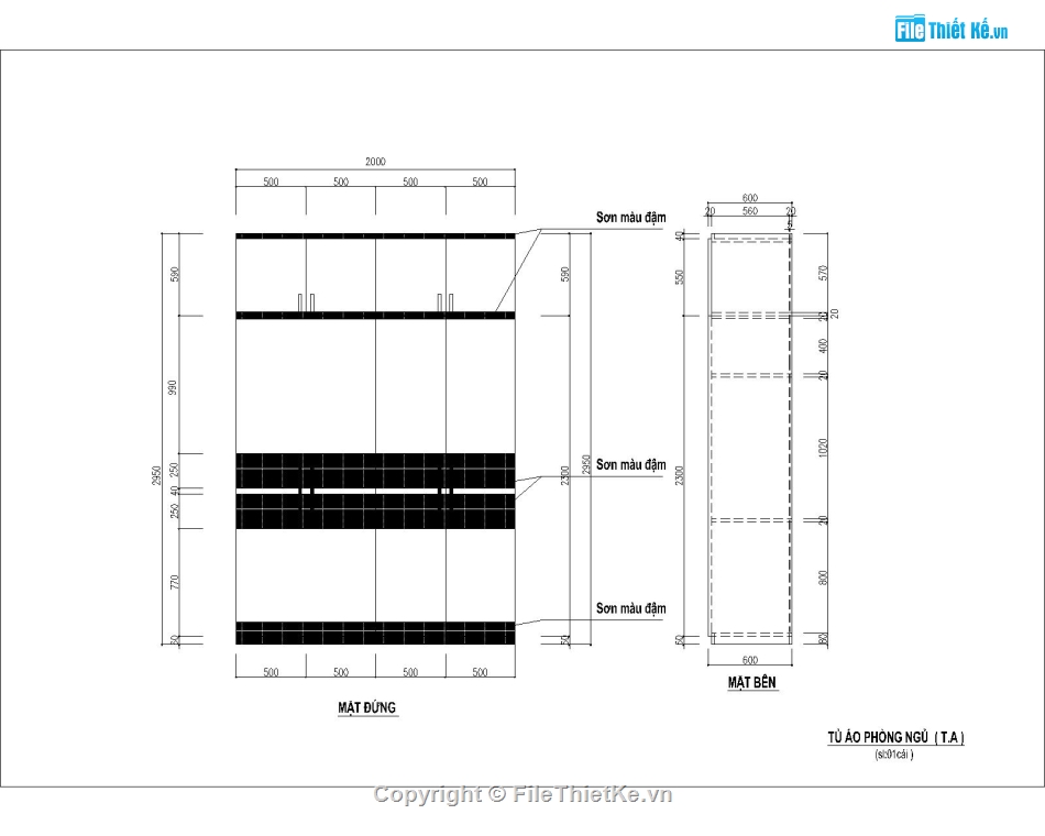bản vẽ thiết kế tủ quần áo,bản vẽ nội thất tủ áo,bản vẽ tủ quần áo,bản vẽ nội thất tủ